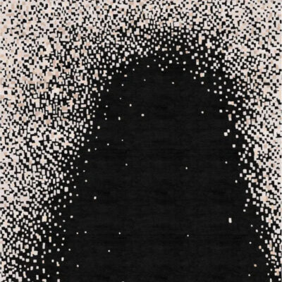 Big Hand Knotted "Pluie" Rug, Florian Pretet and Lisa Mukhia Pretet