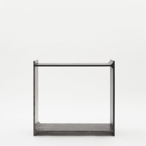 A Symmetry, Brown Marble Console, Freฬdeฬric Saulou 1