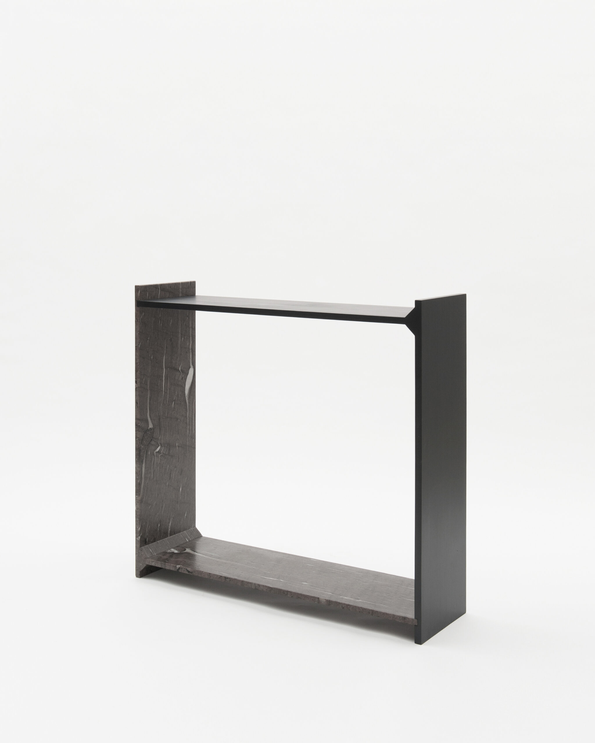 A Symmetry, Brown Marble Console, Frédéric Saulou 3
