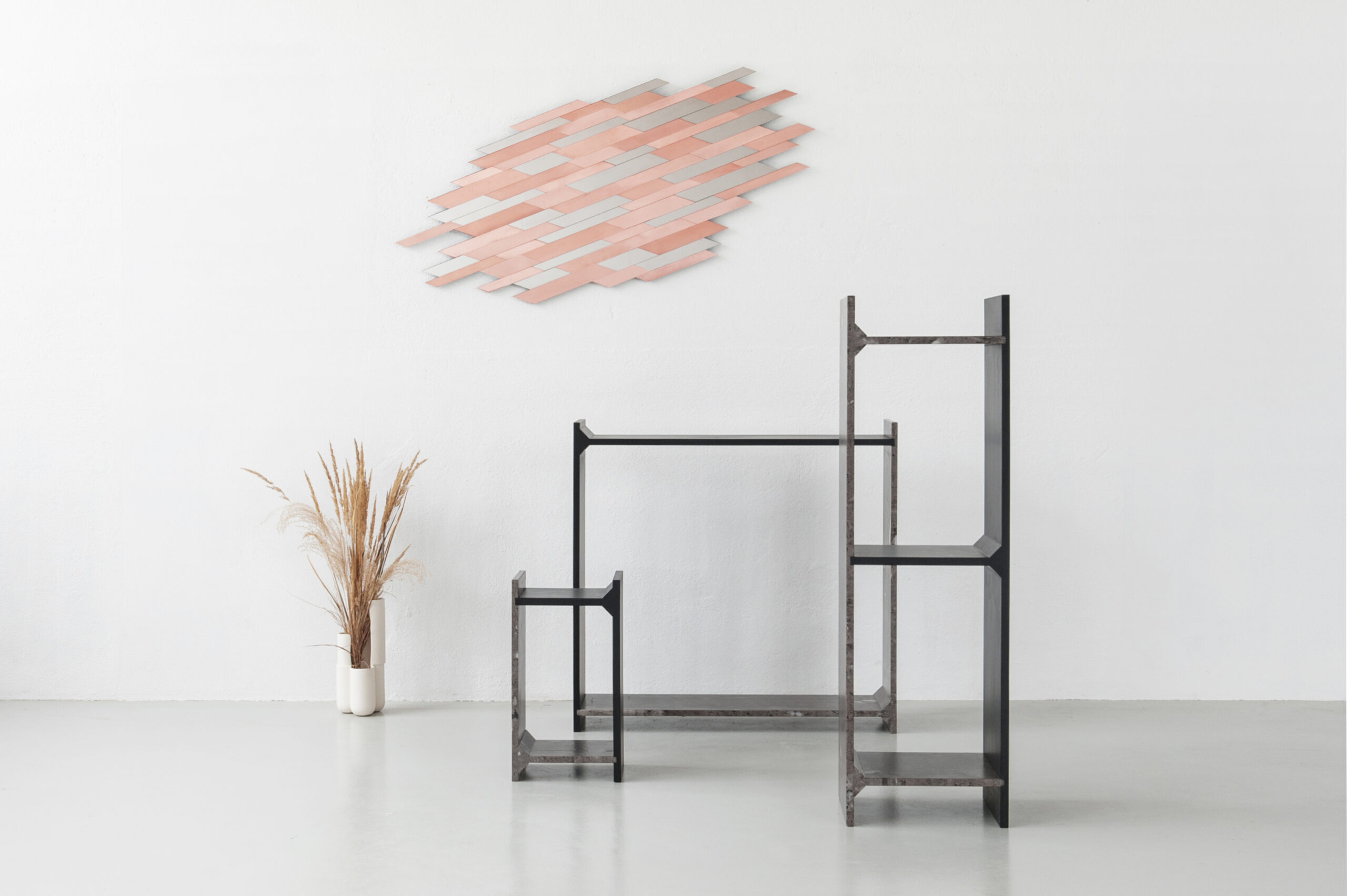 A Symmetry, Brown Marble Shelf, Frédéric Saulou 5