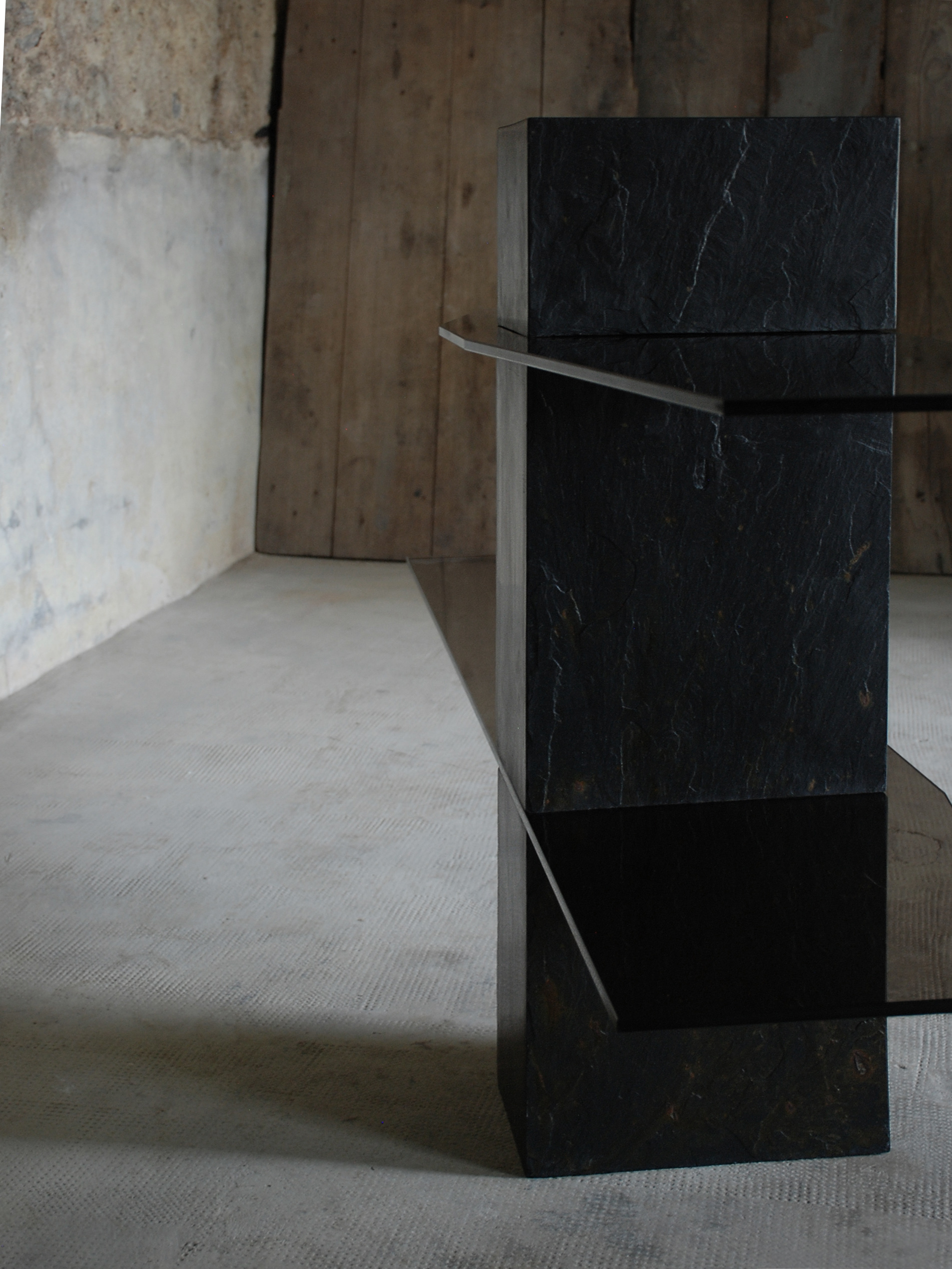 Adroit Sculpted Console Shelf, Sculpted by Frederic Saulou 4