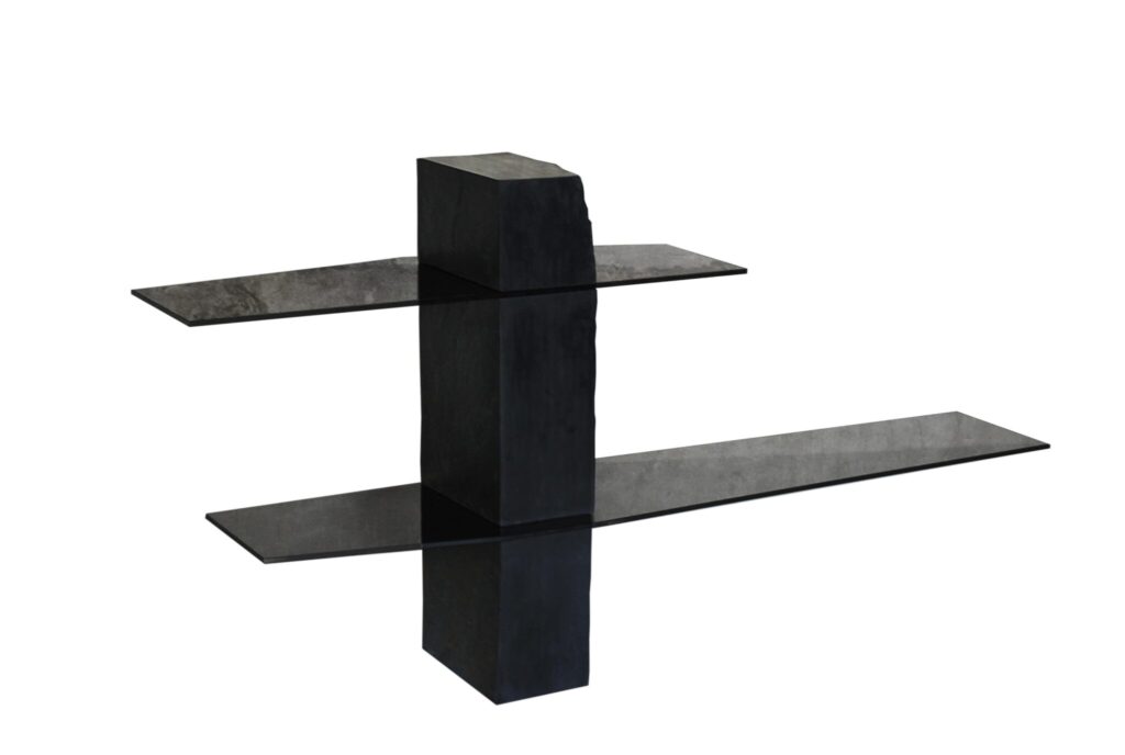 Adroit Sculpted Console Shelf, Sculpted by Frederic Saulou