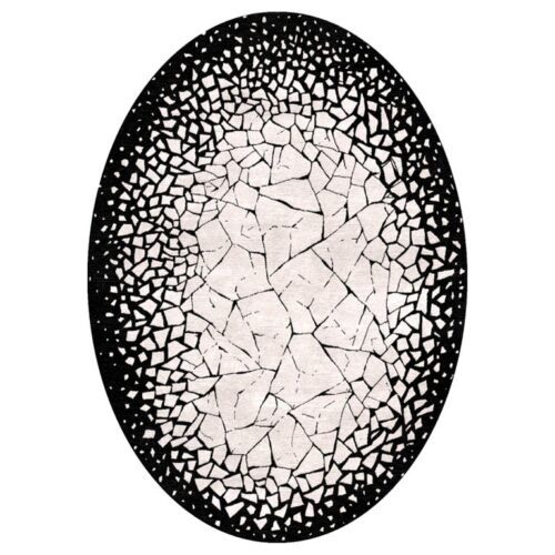 Big Hand Knotted Egg Shell Rug Florian Pretet and Lisa Mukhia Pretet 0