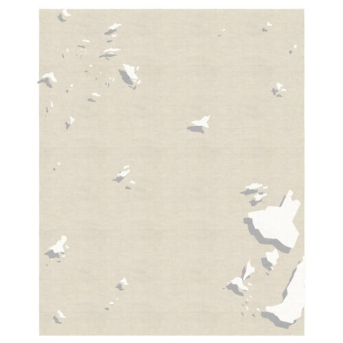 Big Hand Knotted En Suspend Rug Florian Pretet and Lisa Mukhia Pretet 0