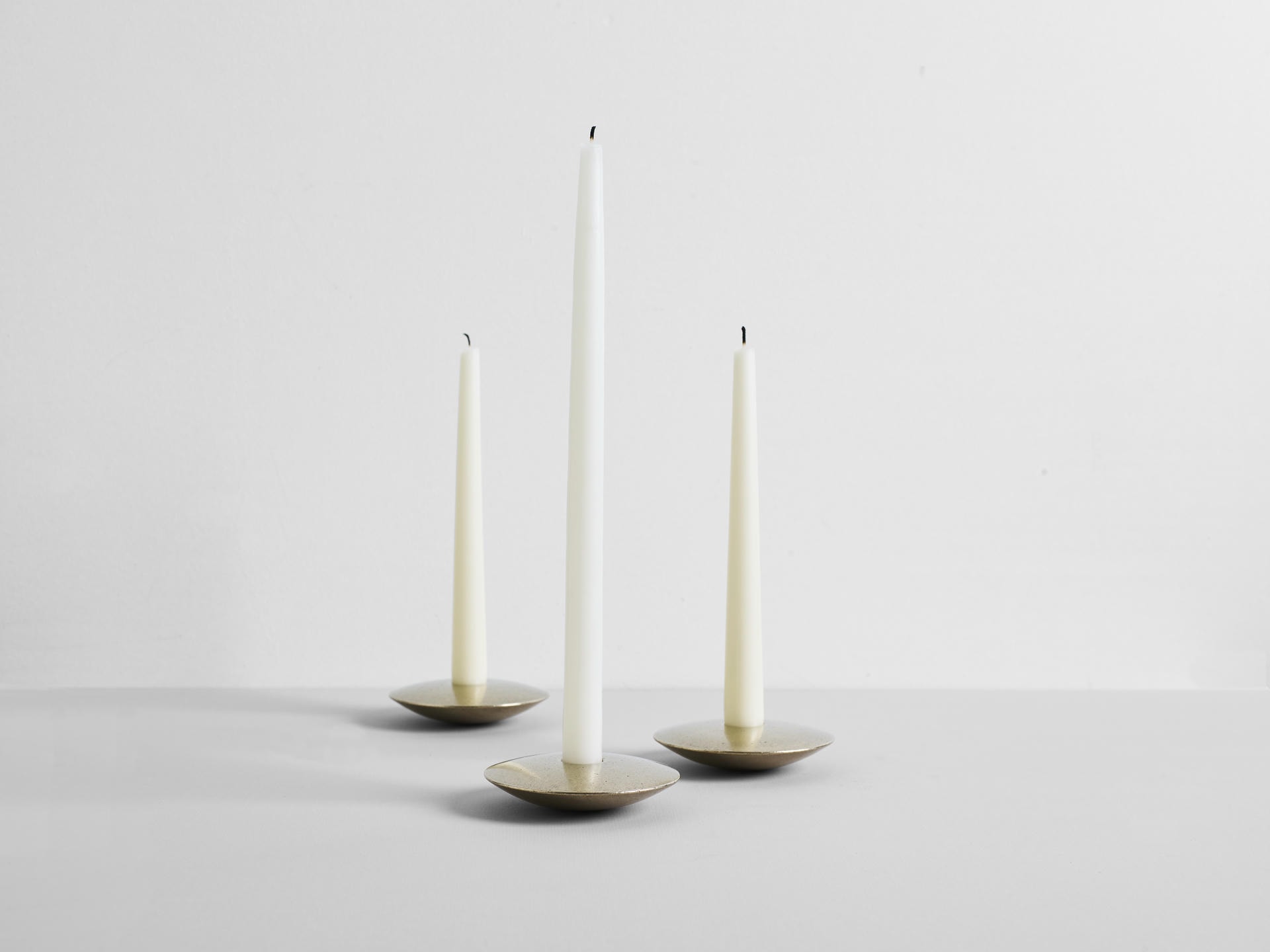 Brass Almendres Candle Holder by Henry Wilson 4