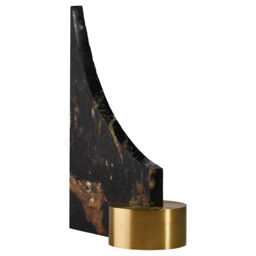 Brass and Granite Bookend Signed by William Guillon 1