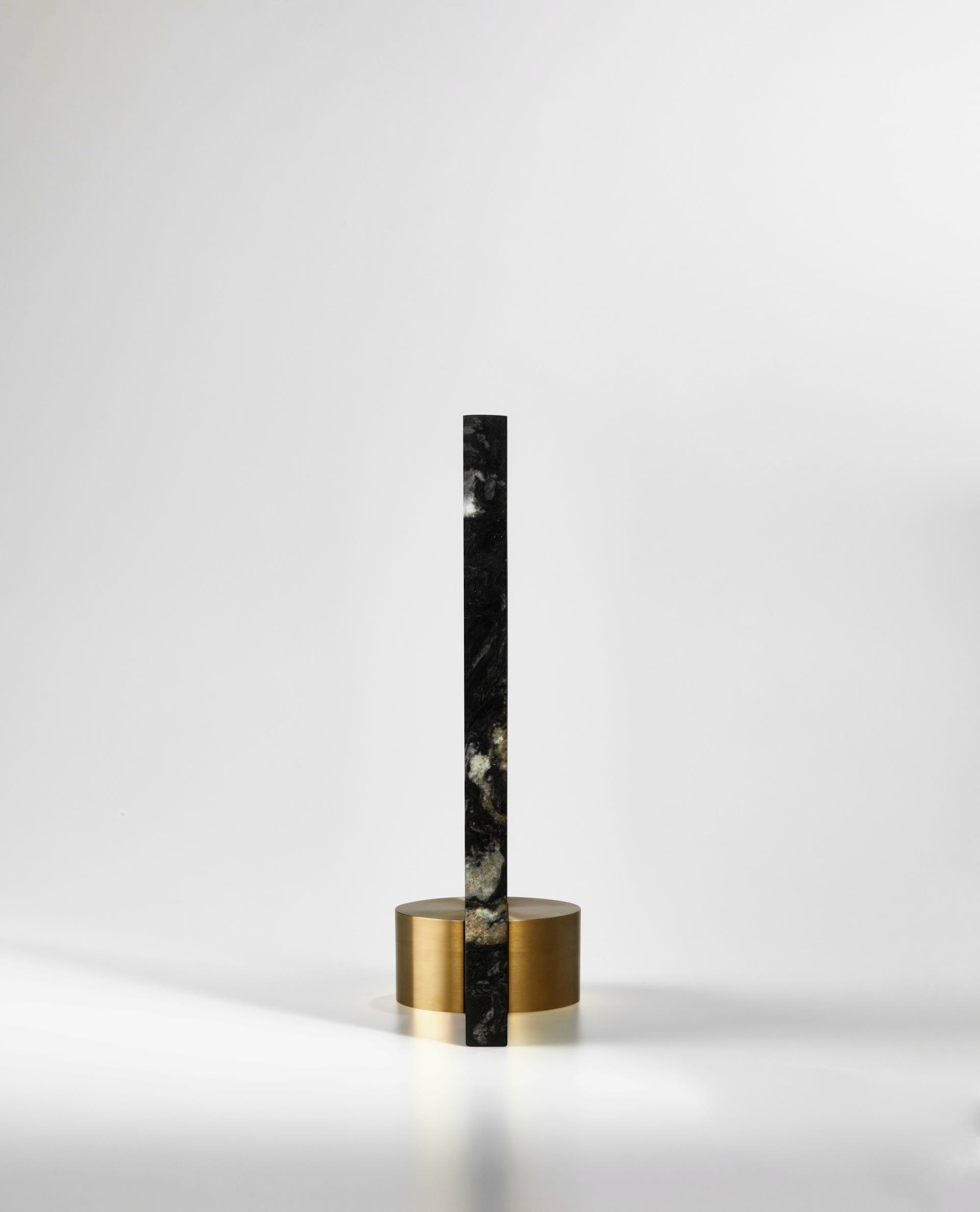 Brass and Granite Bookend Signed by William Guillon 3