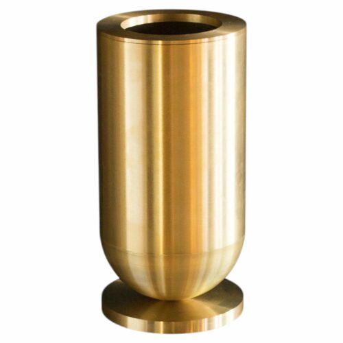 Cofete Brass Contemporary Sculptural Vase by Jan Garncarek 2