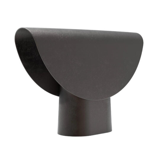 Contemporary Blackened Bronze Fold Light by Henry Wilson 1