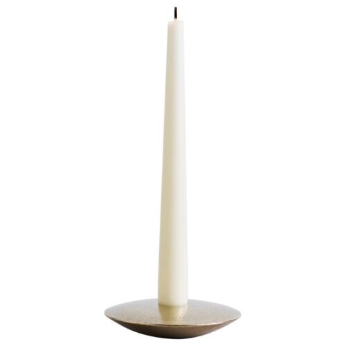 Contemporary Brass Candleholder Henry Wilson 0