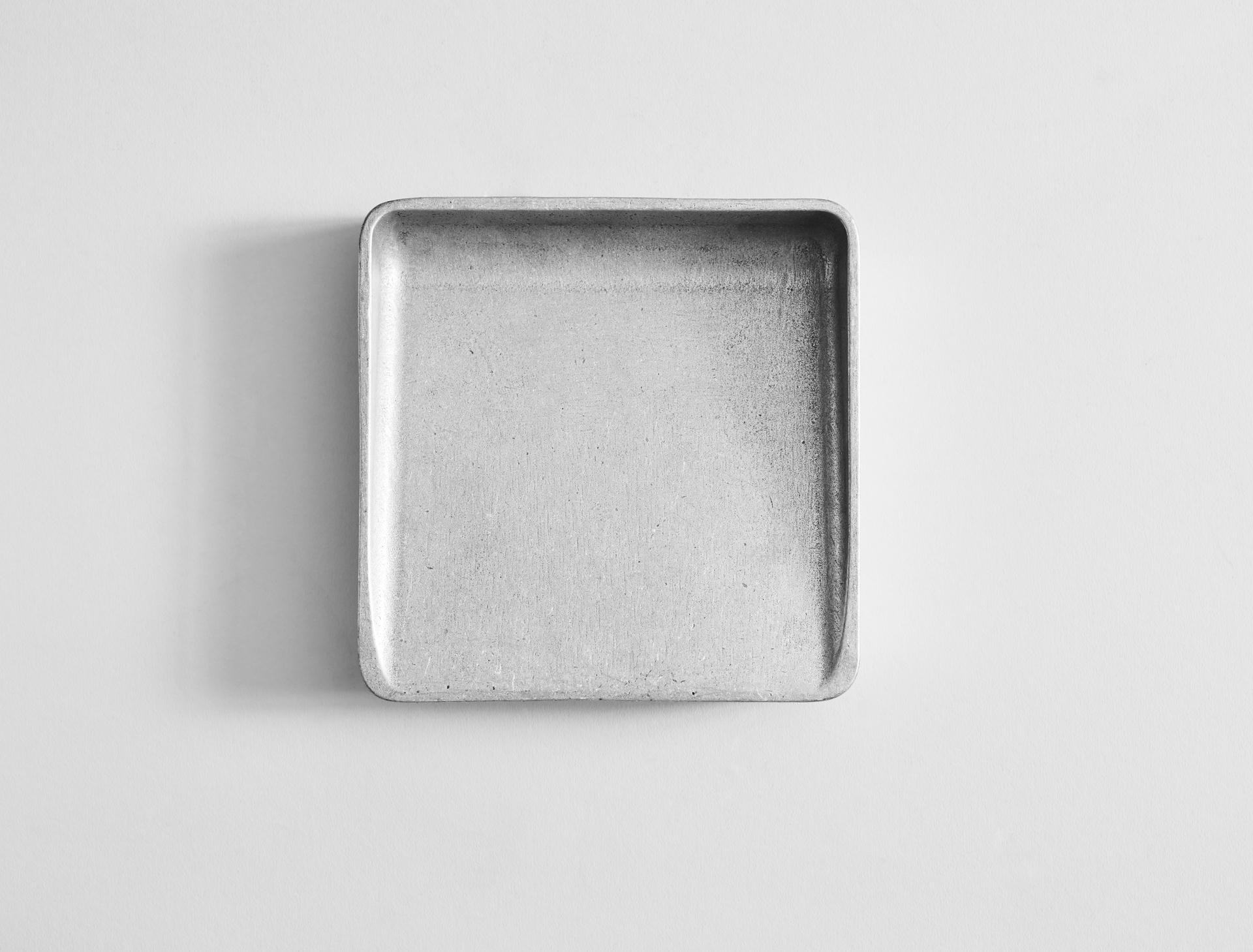 Contemporary Gold Bronze Dish Vide Poche Square by Henry Wilson 3