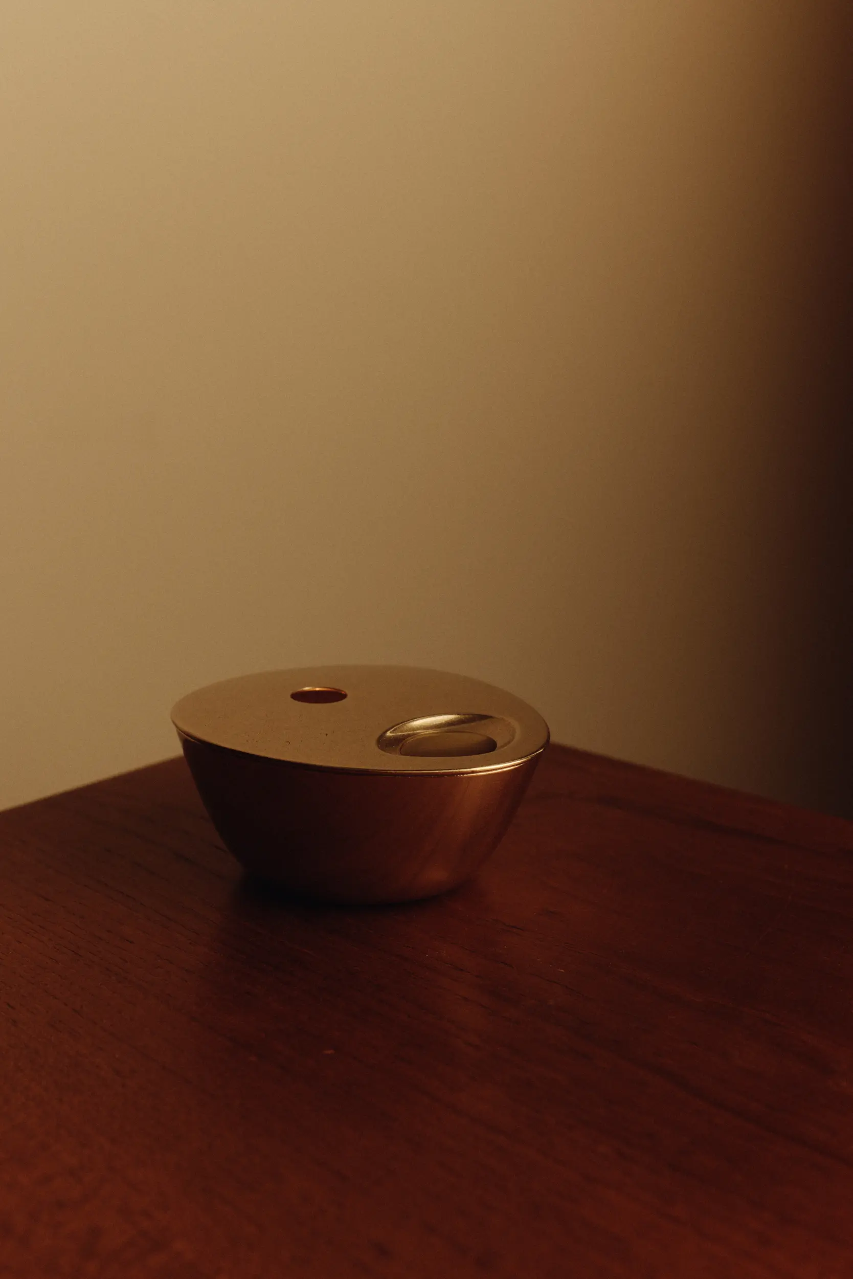 Contemporary Solid Brass Aesop Oil Burner by Henry Wilson 3