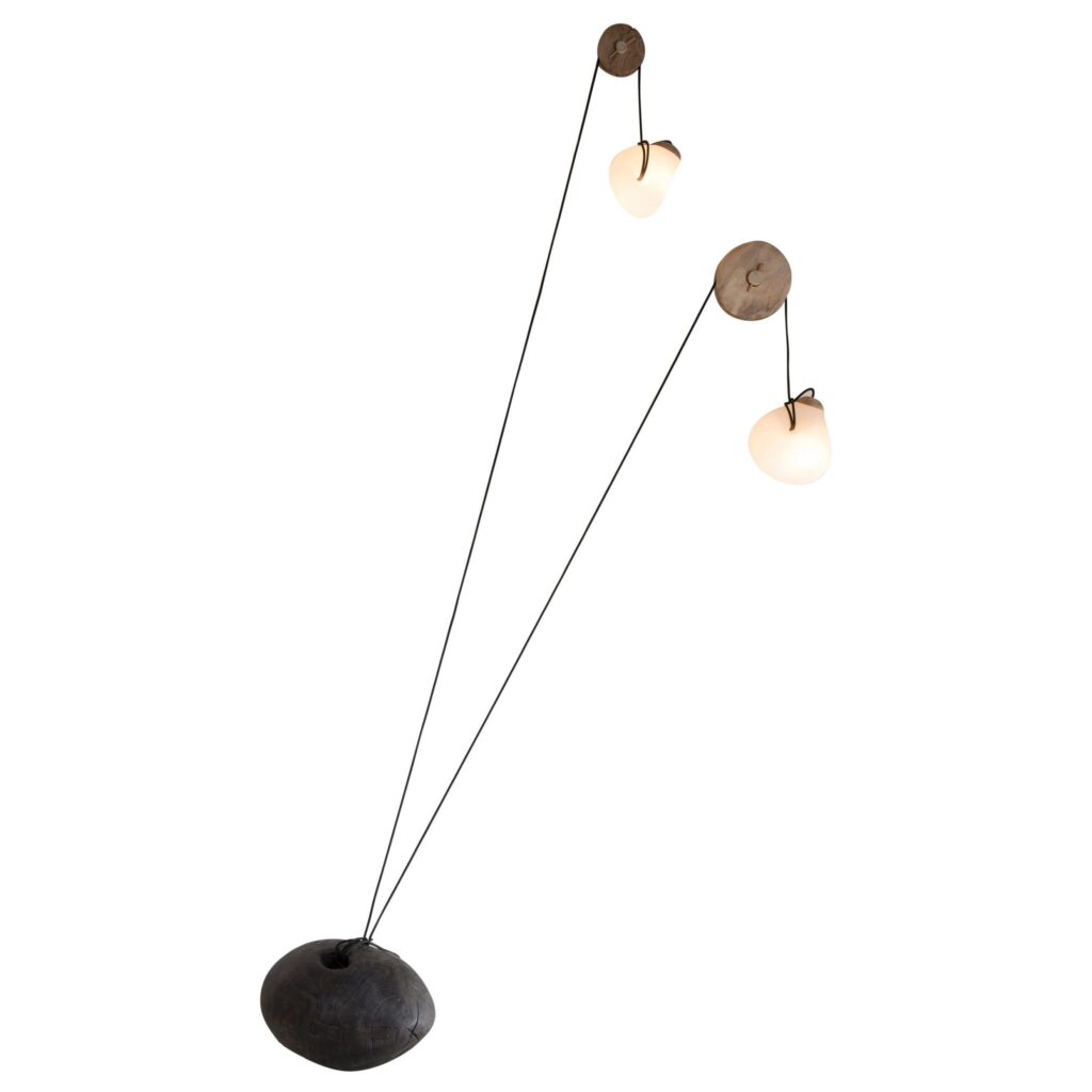 Counterbalance Spherical Base Contemporary Light Sculpture by Jrme Pereira 1