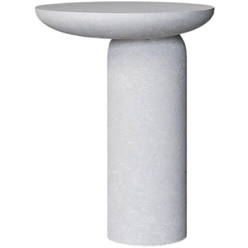 Decomplexe Stone Side Table Sculpted by Frederic Saulou 1 1 1