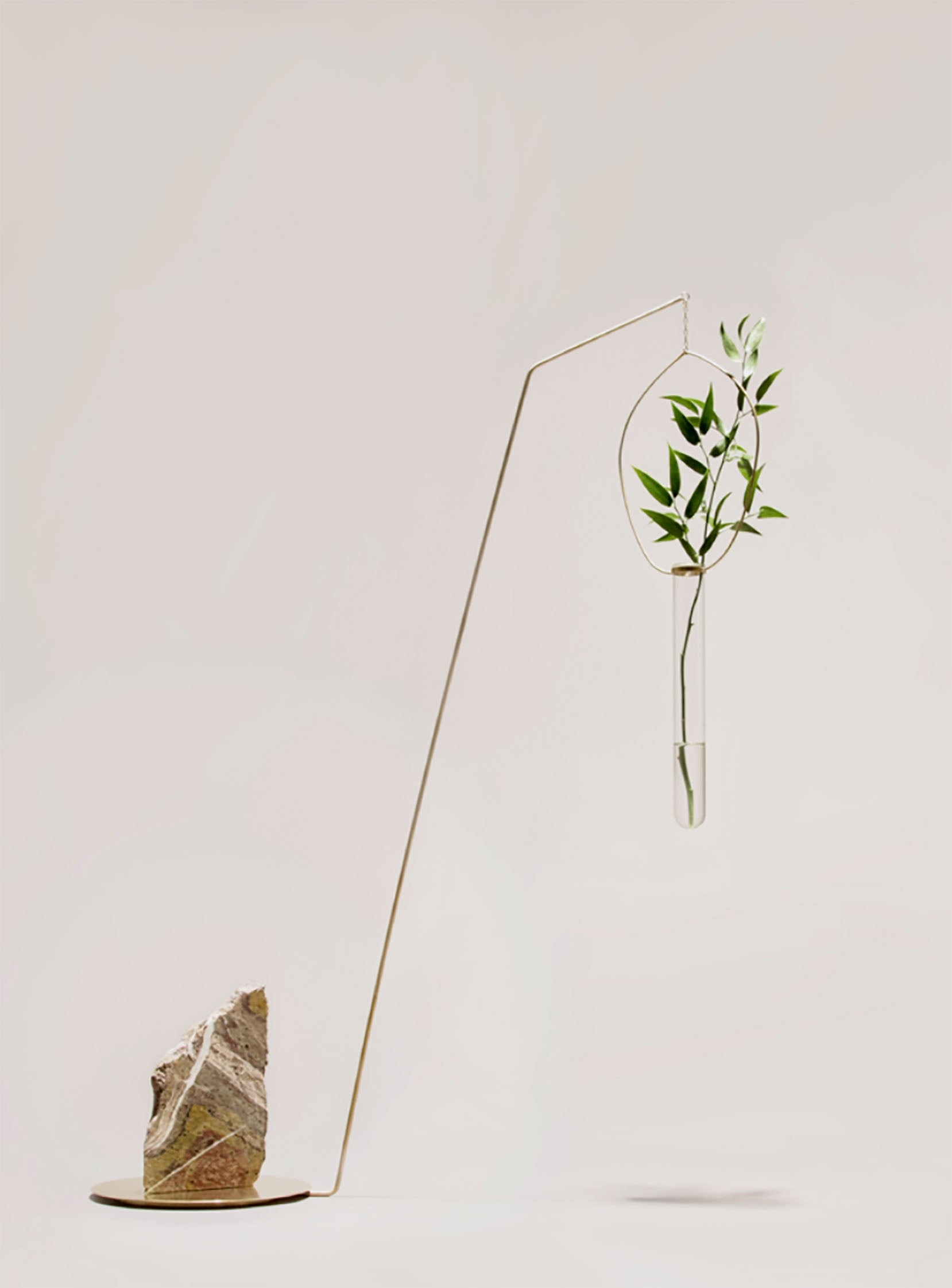 Eden Brass Floating Vase Agustina Bottoni 4