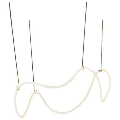 Itaca Sculptural Brass Circular Light Pendant by Morghen Studio 0