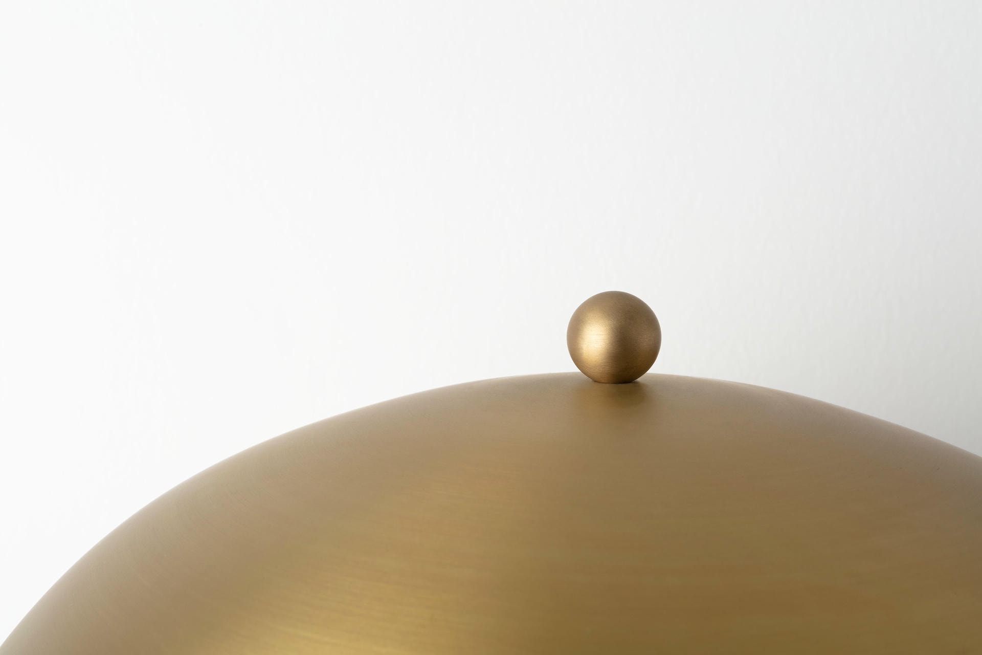 Luxury Natural Marble and Brushed Brass Table Lamp with Dome Monarch Carla Baz 3