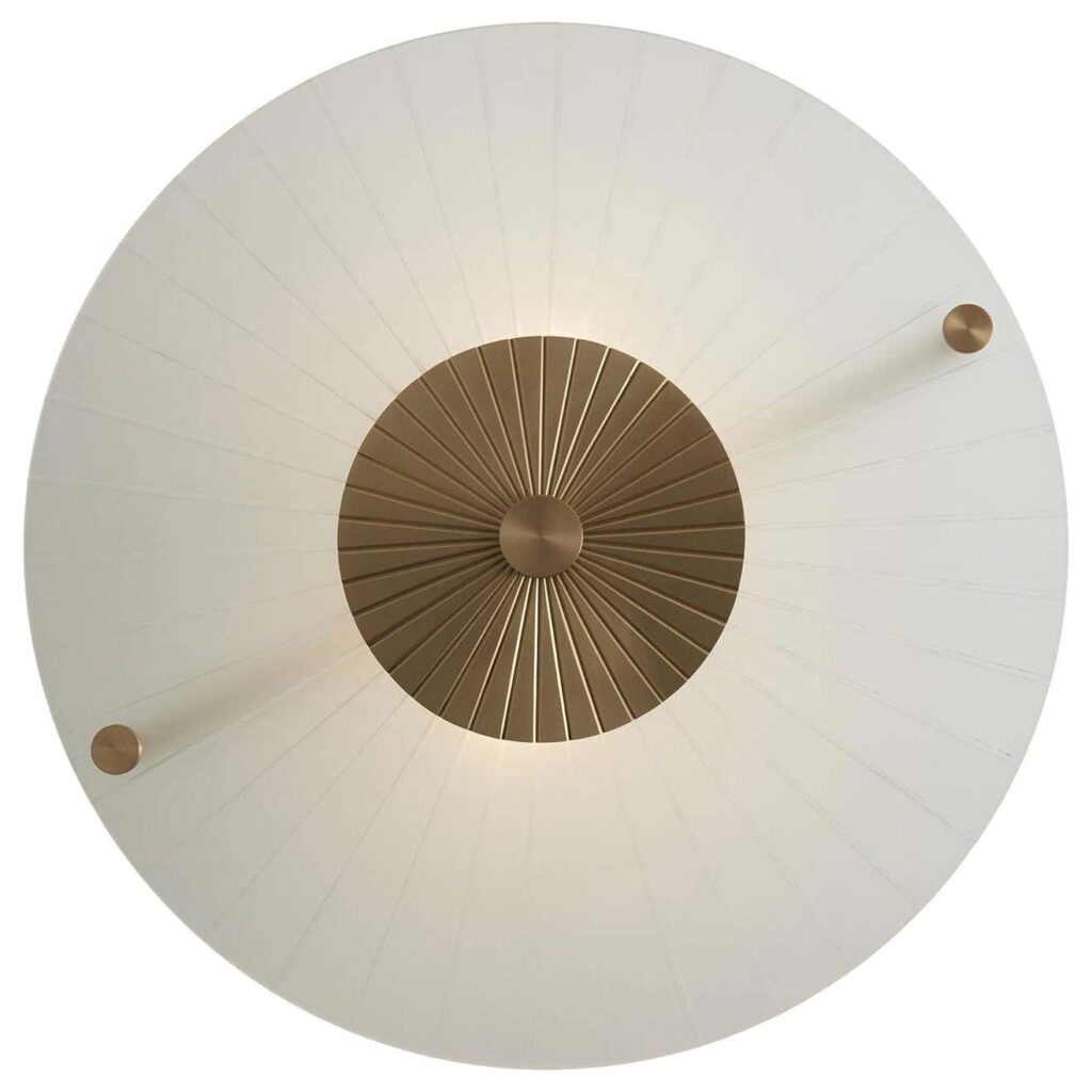 Maiko Ceiling Mounted Brass and Clear Carla Baz 1