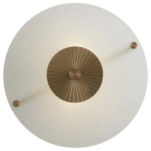 Maiko Ceiling Mounted Brass and Clear Carla Baz 1