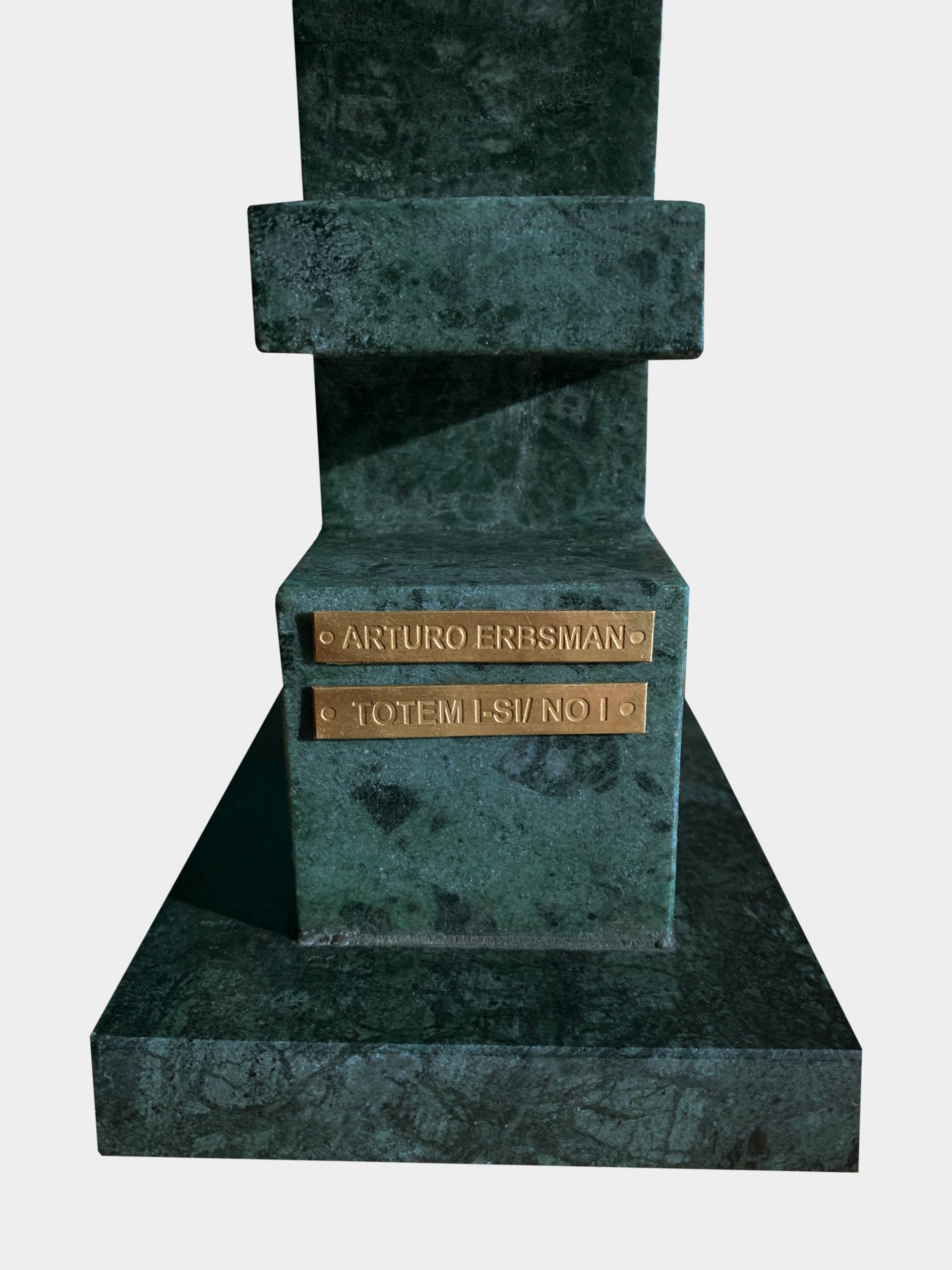 Marble Totem I Candleholder Sculpture by Arturo Erbsman 6