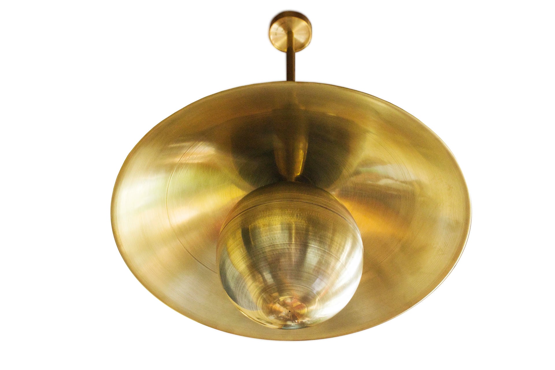 Metropolis Brass Contemporary Suspension Pendant Lamp by Jan Garncarek 3