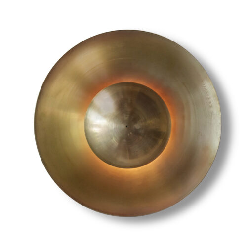 Metropolis Brass Sconce by Jan Garncarek 1