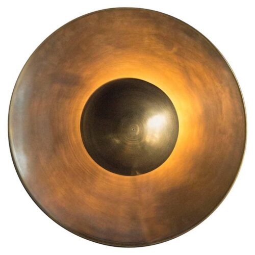 Metropolis Brass Sconce by Jan Garncarek 1