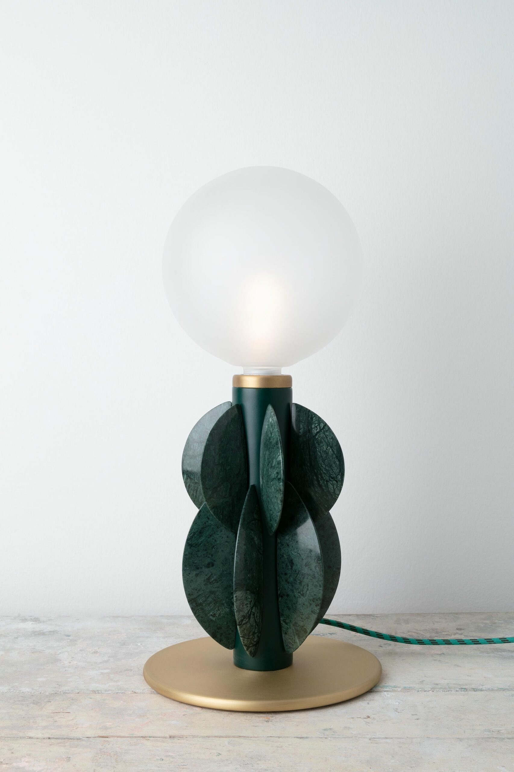 Monarch Table Lamp with Glass Dome Carla Baz 5