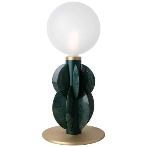 Monarch Table Lamp with Glass Dome by Carla Baz 0