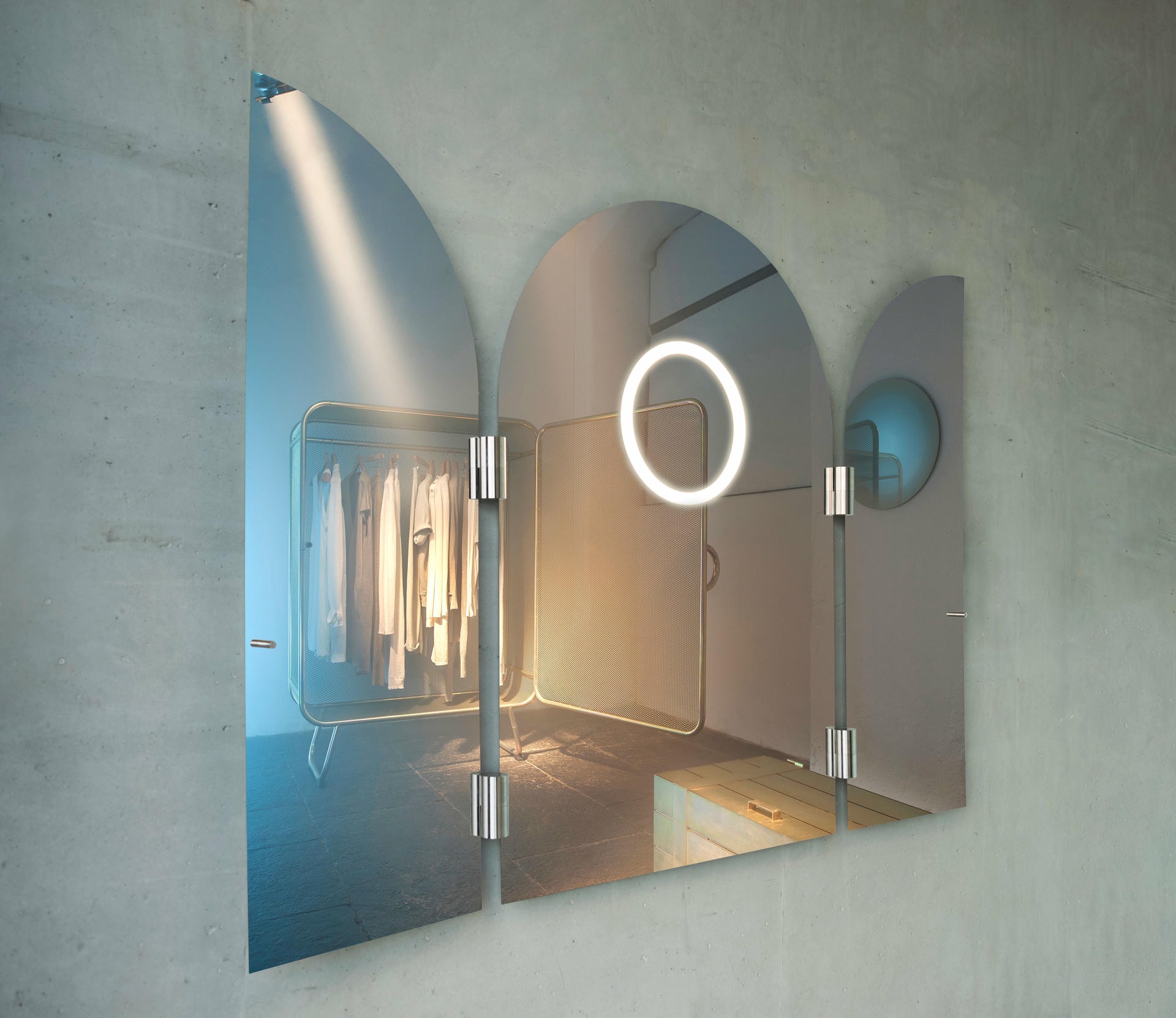 Monumental Triptychs Enlighted Mirror by Jesse Visser 5