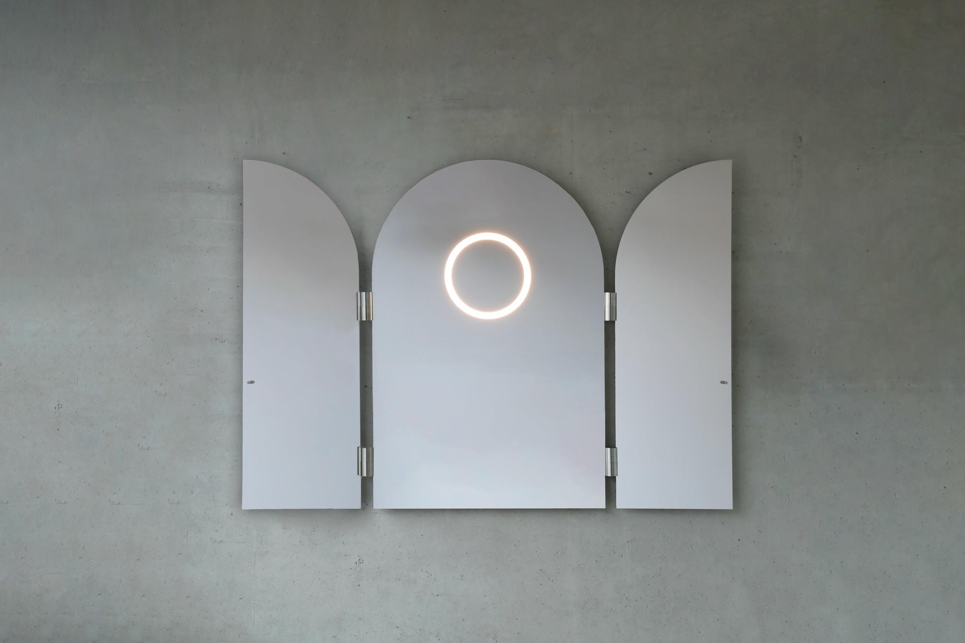 Monumental Triptychs Enlighted Mirror by Jesse Visser 6