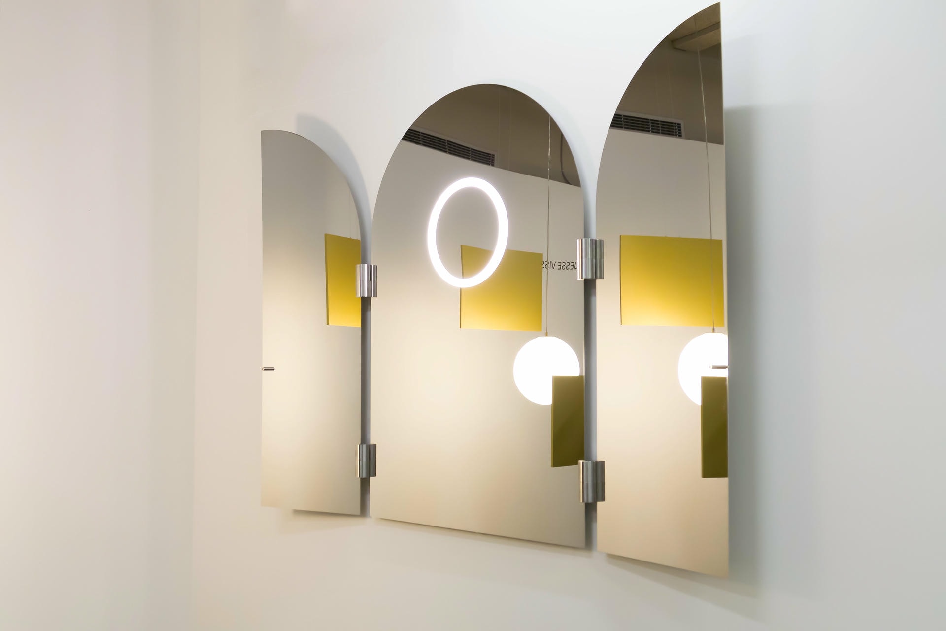 Monumental Triptychs Enlighted Mirror by Jesse Visser 9