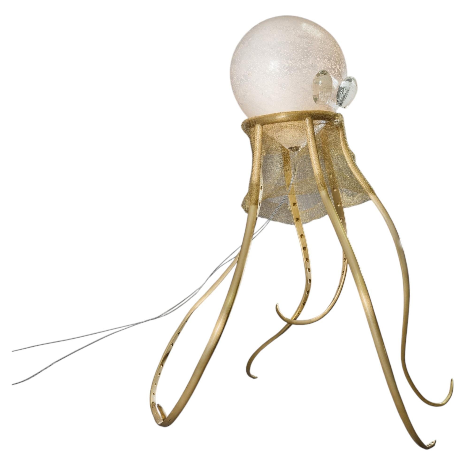 Octopus Unique Floor Lamp Sculpture Ludovic Clement Darmont 1