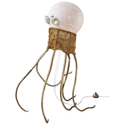 Octopus, Unique Floor Lamp Sculpture, Ludovic Clément D’armont