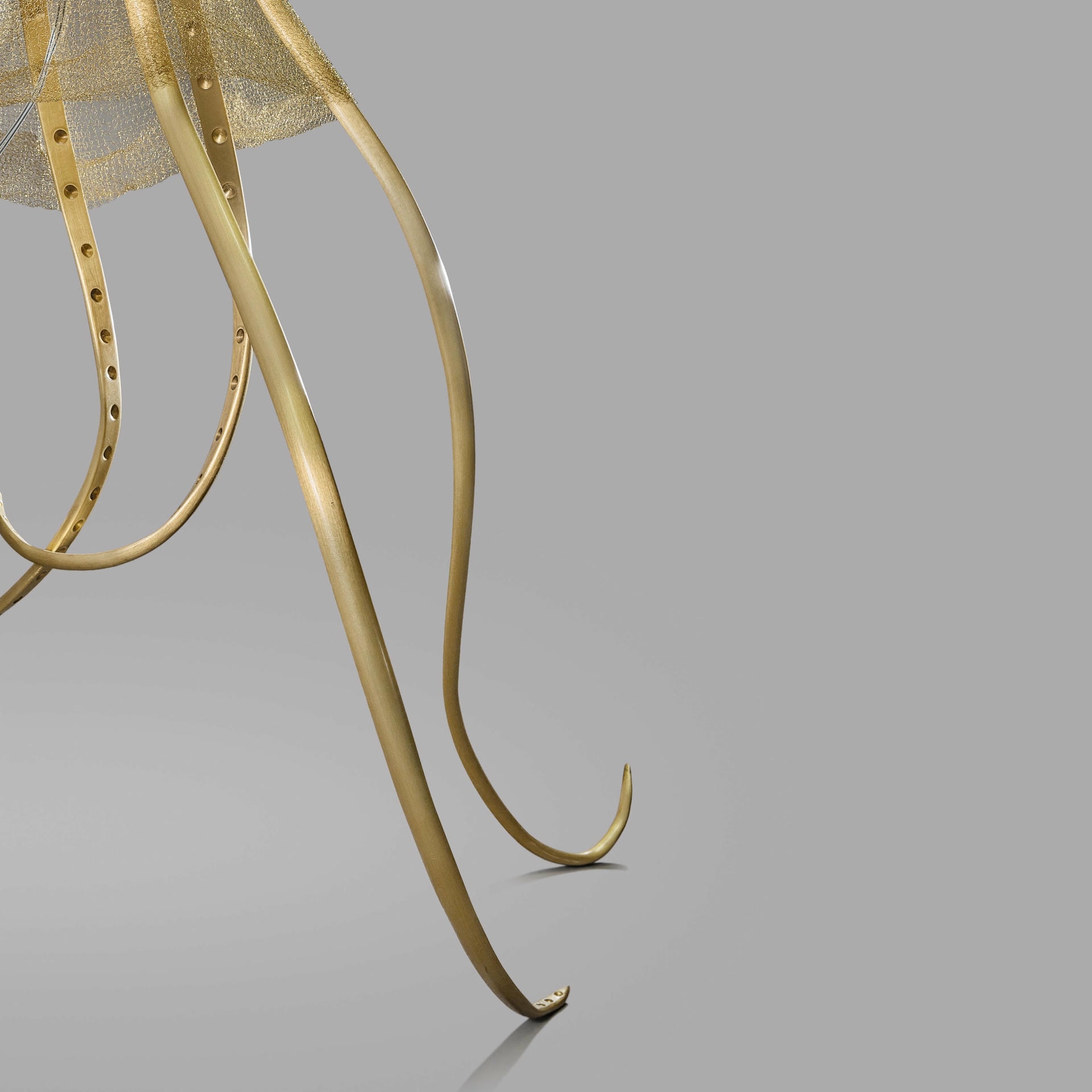 Octopus Unique Floor Lamp Sculpture Ludovic Clement Darmont 6