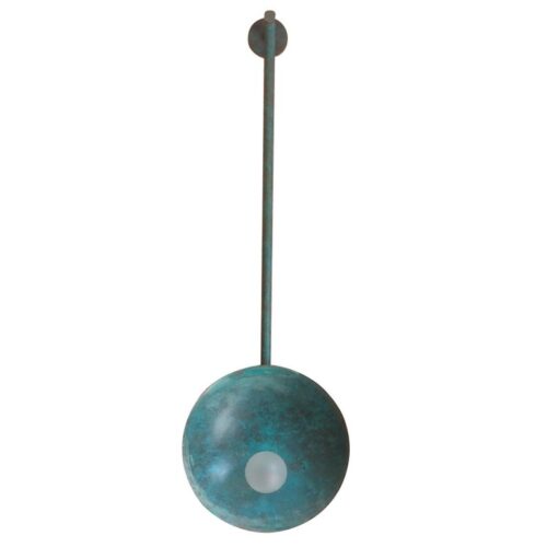 Oyster Brass Turquoise Sconce Carla Baz 1