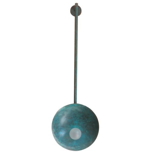Oyster Brass Turquoise Sconce Carla Baz 1