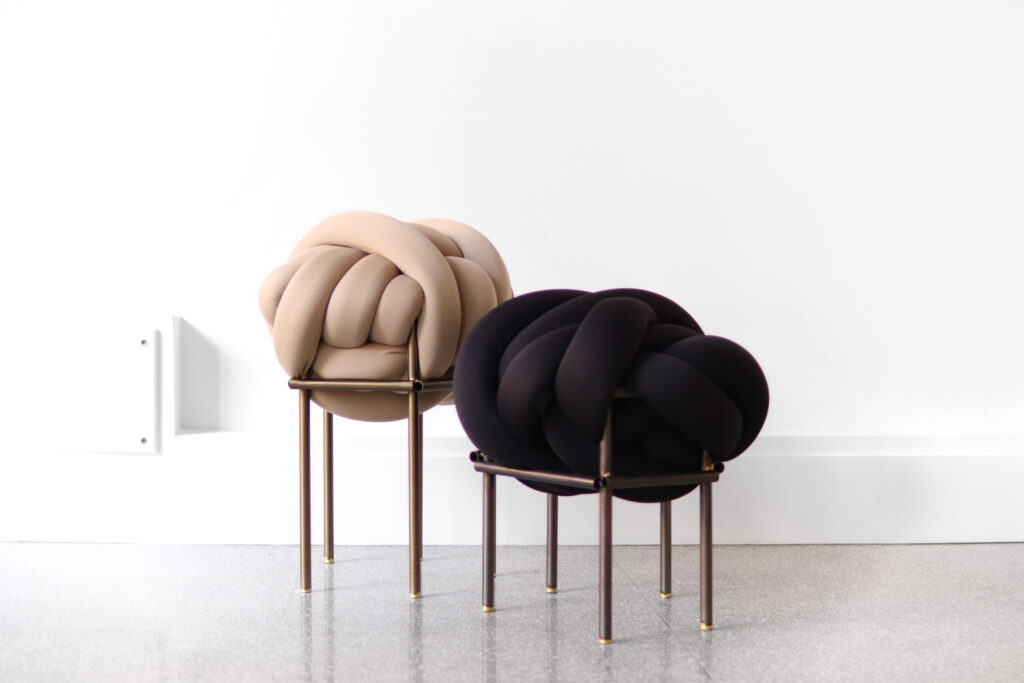 Pair of Lawless Stools by Evan Fay 1