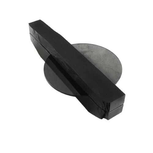 Rectangular Block like Grey Smoky Slate Coffee Table by Frรฉdรฉric Saulou 1