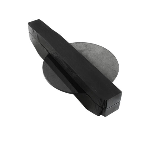 Rectangular Block like Grey Smoky Slate Coffee Table by Frรฉdรฉric Saulou 1