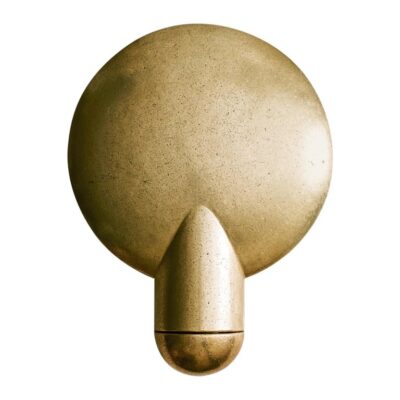 Bronze Surface Wall Sconce by Henry Wilson