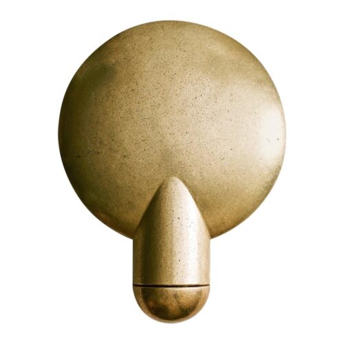 Sculpted Bronze Sconce Light by Henry Wilson 0