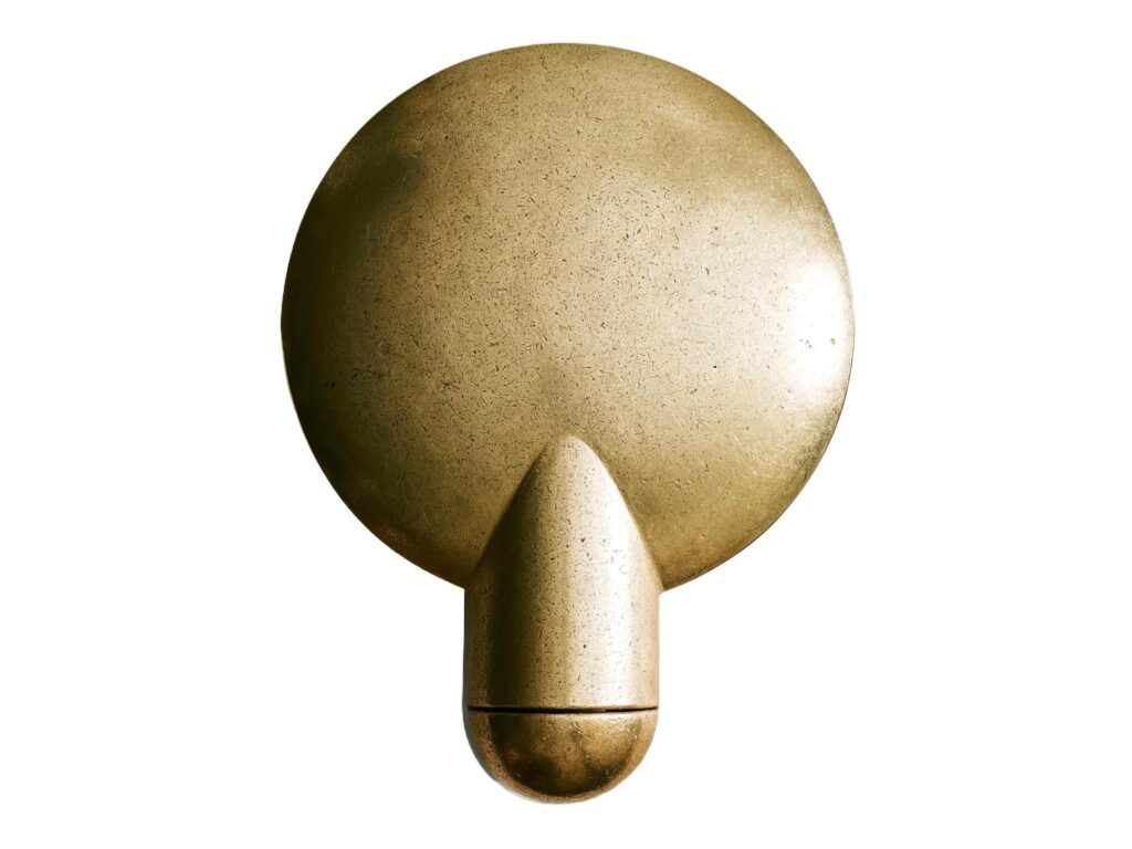 Sculpted Bronze Sconce Light by Henry Wilson 1