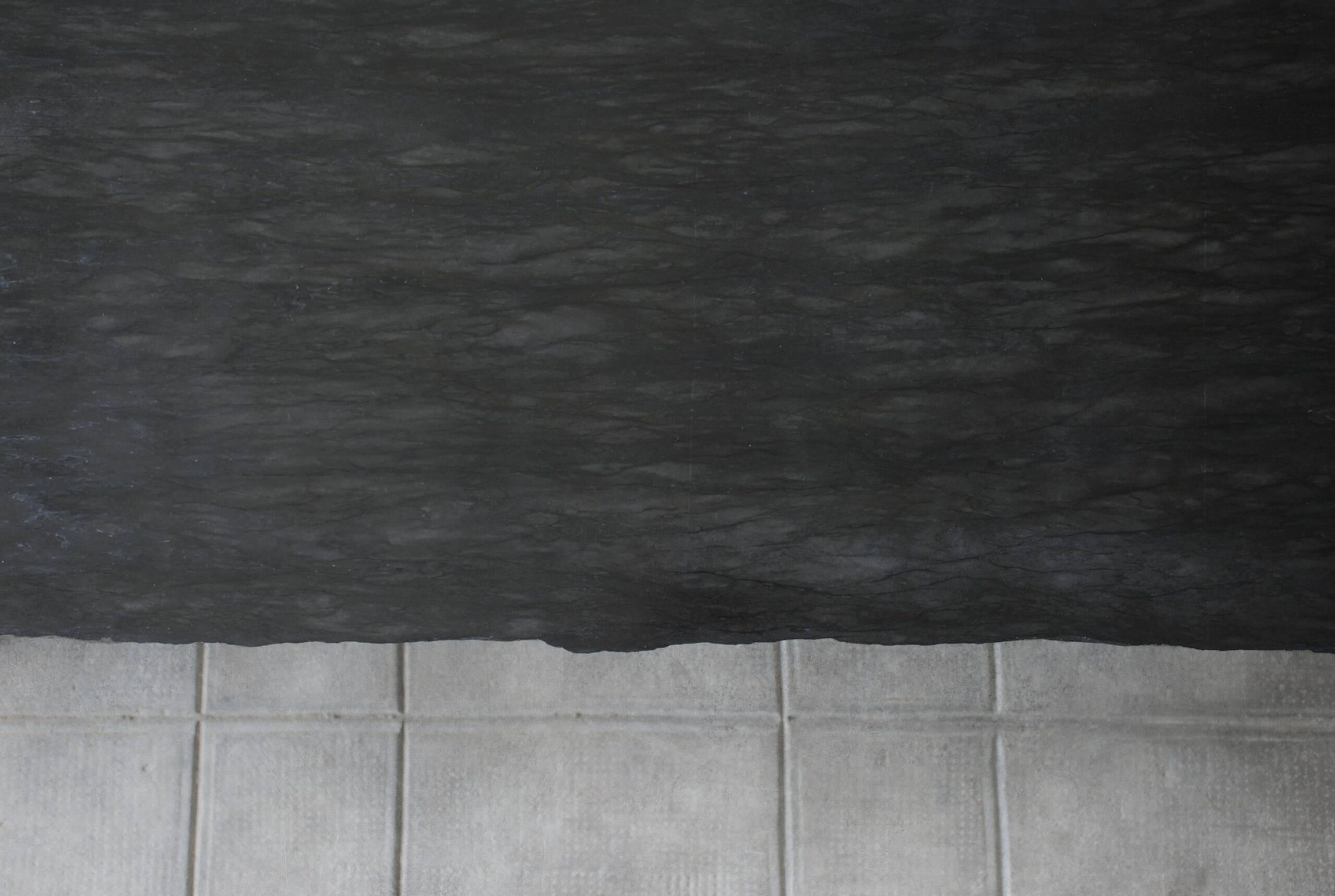 Sculpted Natural Black Marble Slate Coffee Table by Frederic Saulou 8