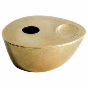 Solid Brass Aesop Oil Burner by Henry Wilson