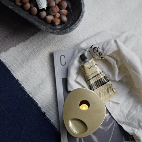 Solid Brass Aesop Oil Burner by Henry Wilson - PHILIA