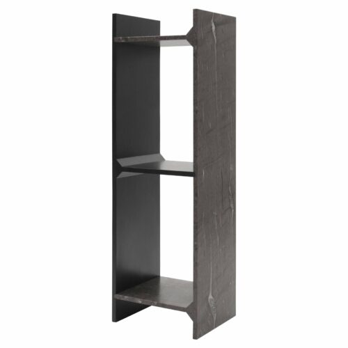 Two Floors Organic Form Dark Brown Marble Shelf by Frdric Saulou 1