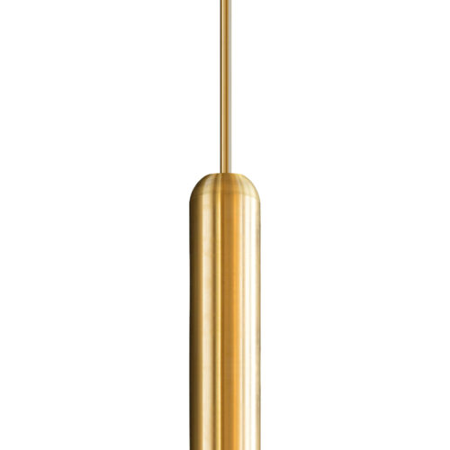 U2 Sculptural Brass Suspension Pendant Lamp by Jan Garncarek 1