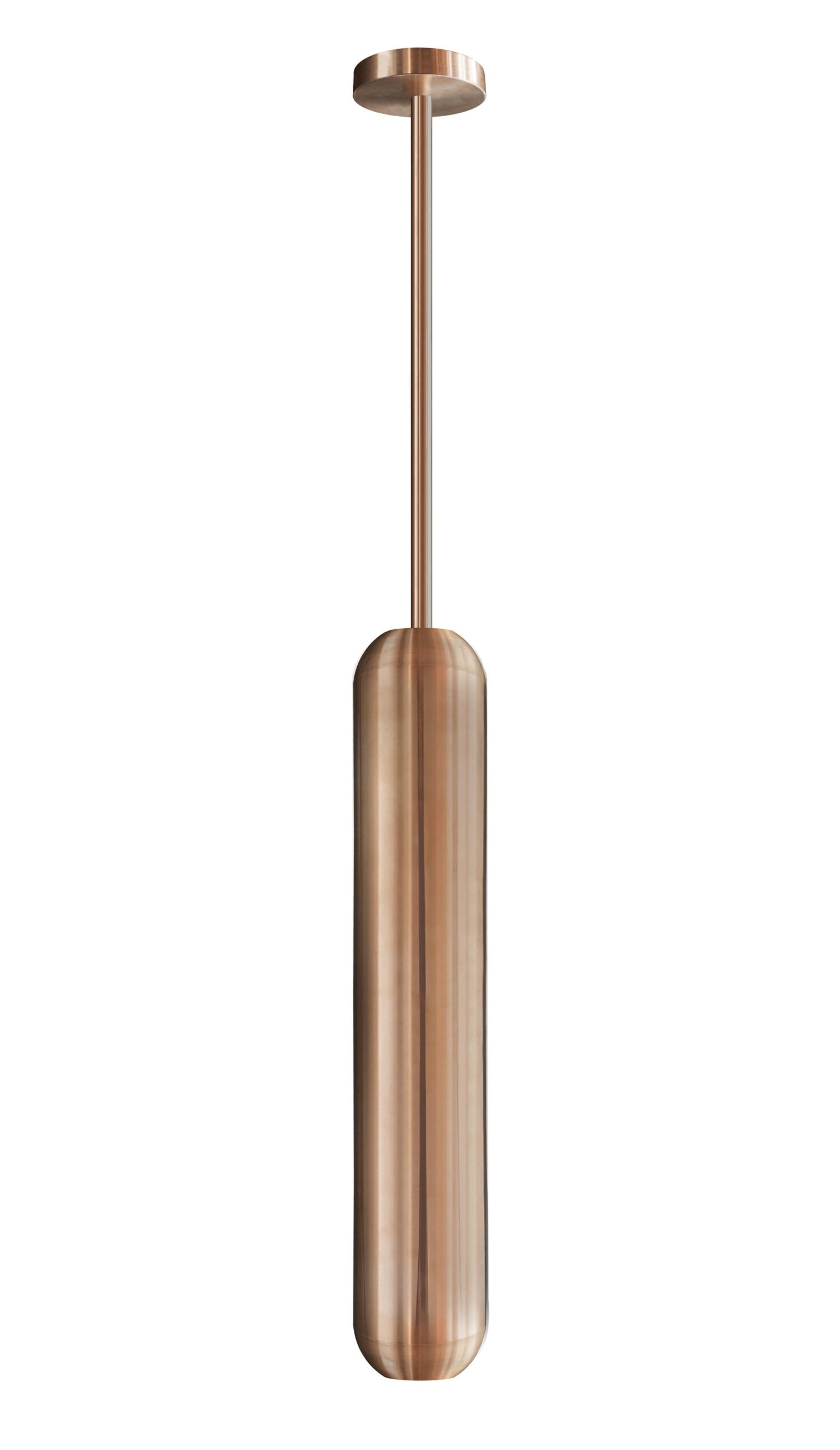 U2 Sculptural Brass Suspension Pendant Lamp by Jan Garncarek 3