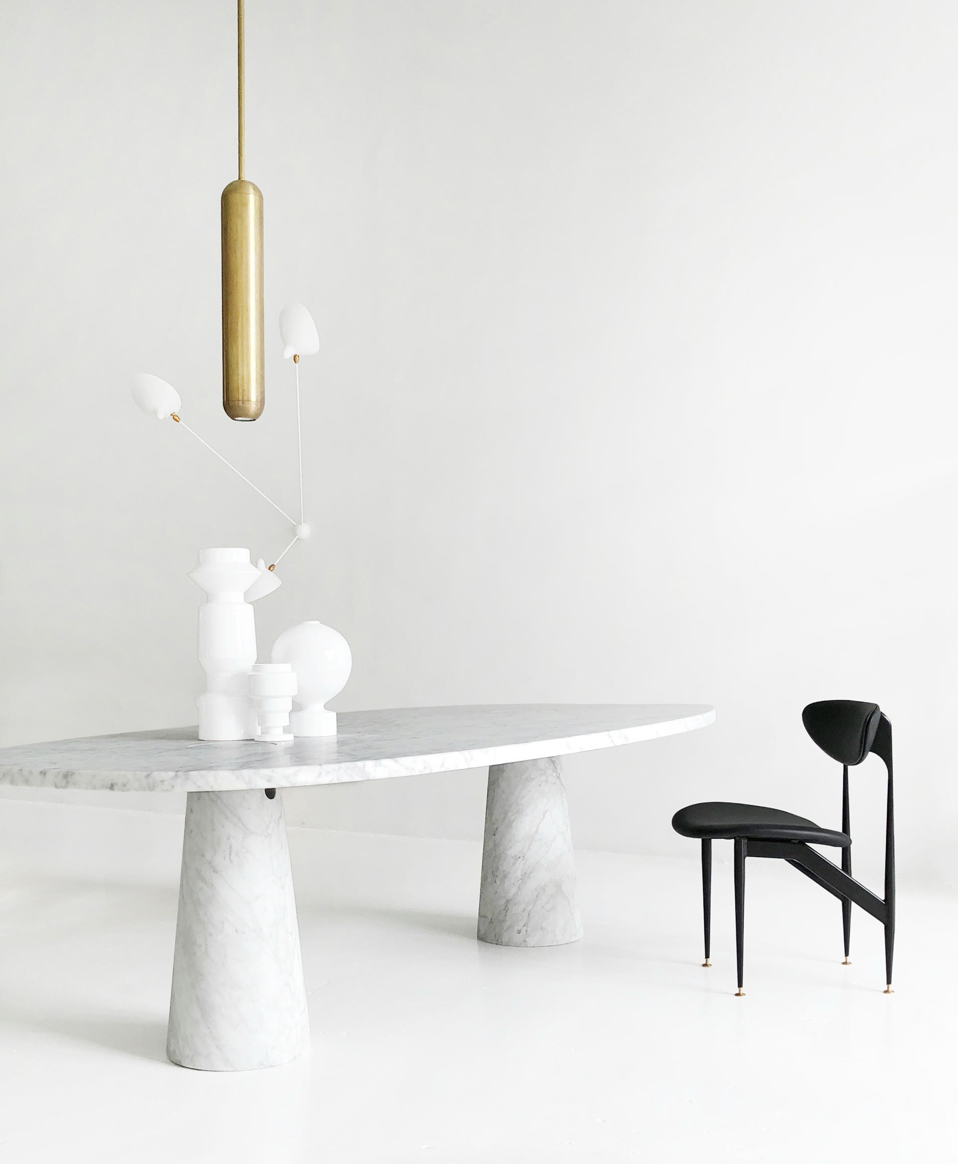 U2 Sculptural Brass Suspension Pendant Lamp by Jan Garncarek 6